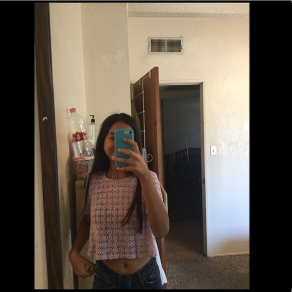 Forever 21 Purple CropTop, Size S - Picture 3 of 3